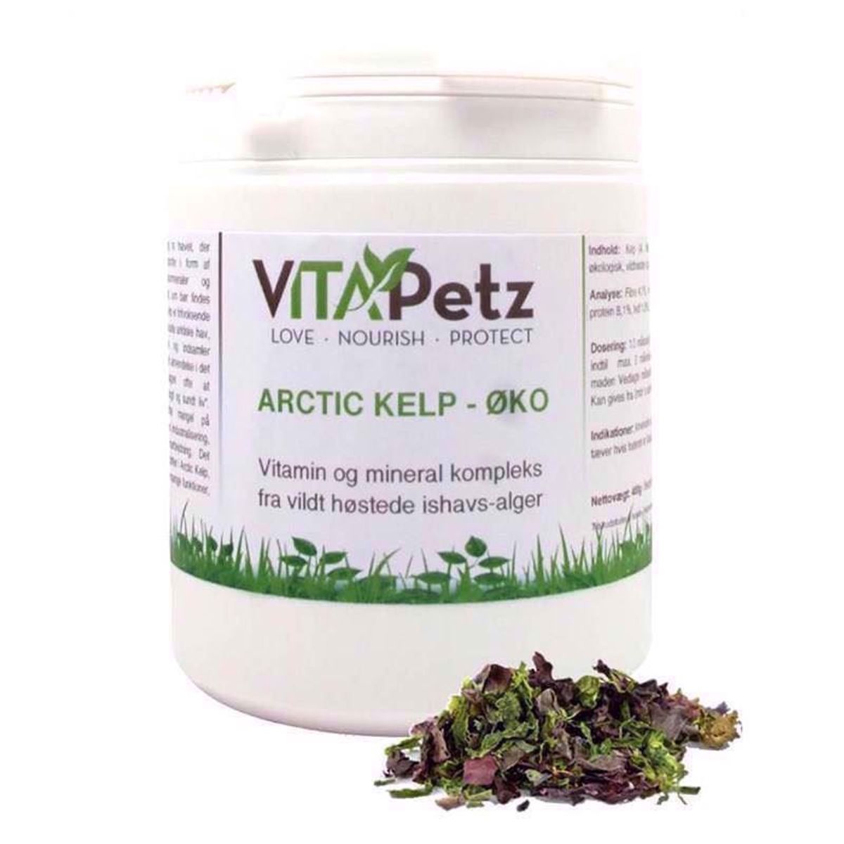 VitaPetz Arctic Kelp, Økologisk pulver, 800 gr