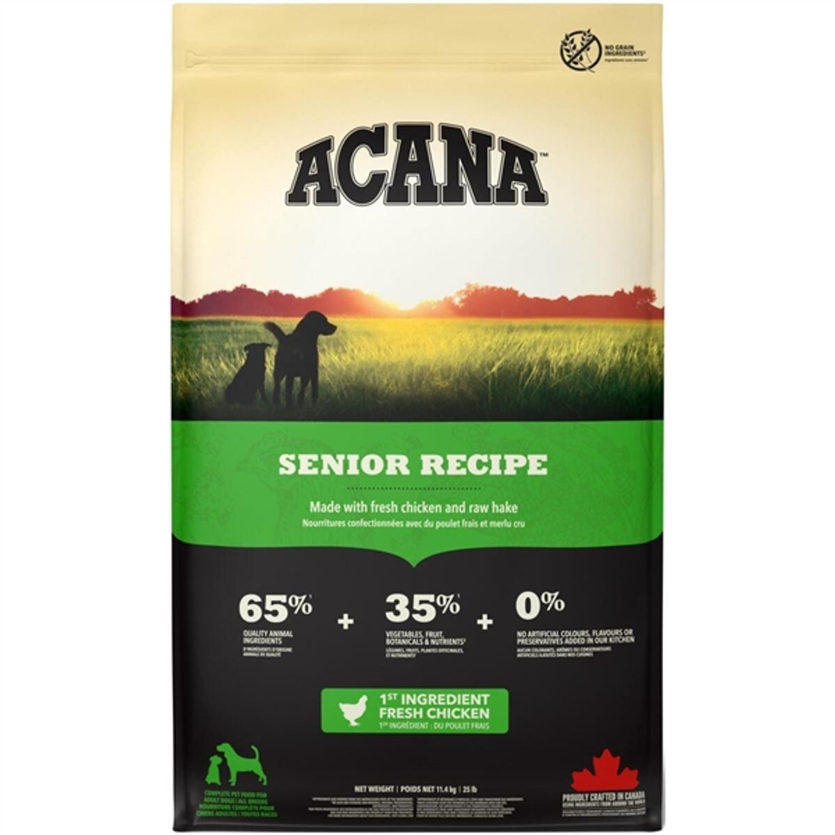 Acana Senior Recipe hundefoder, 11.4 kg