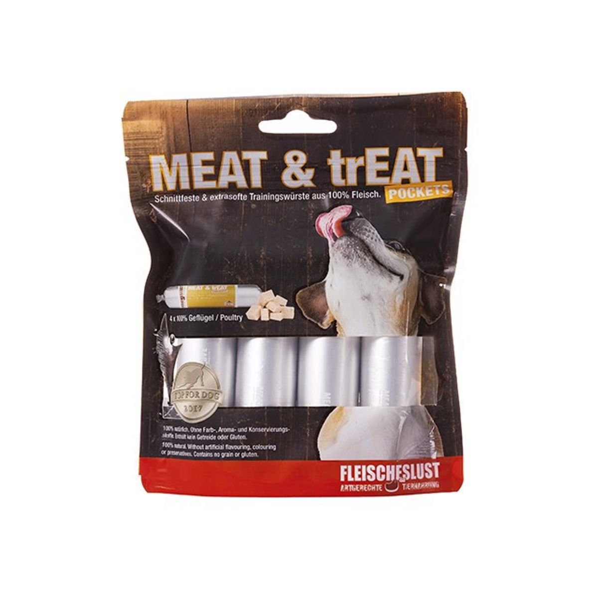 Meat & treat pocket kylling, 4 x 40 gr