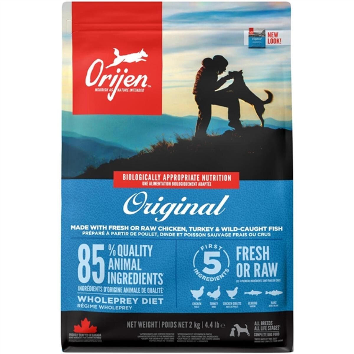 Orijen Original hundefoder, 2 kg