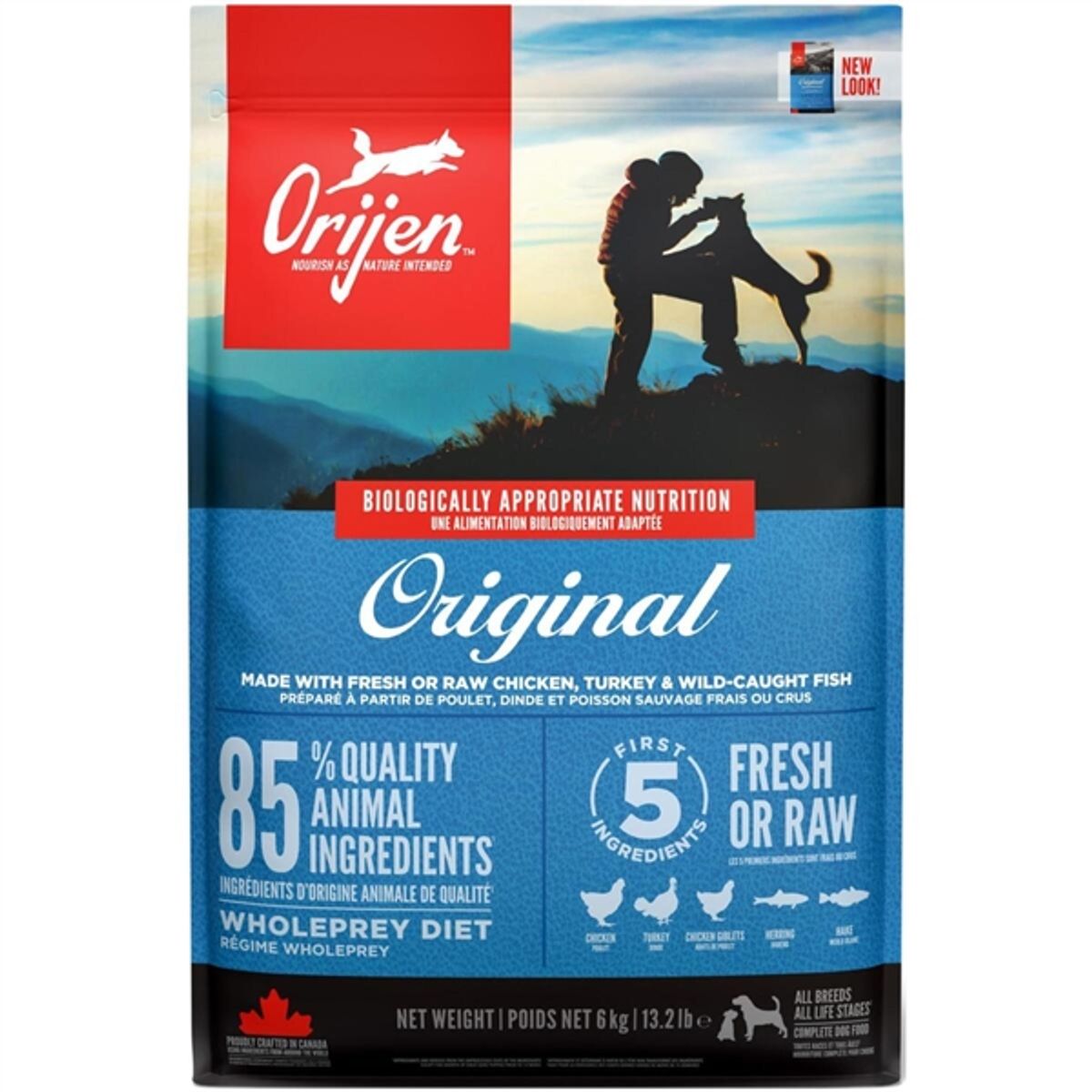 Orijen Original hundefoder, 6 kg