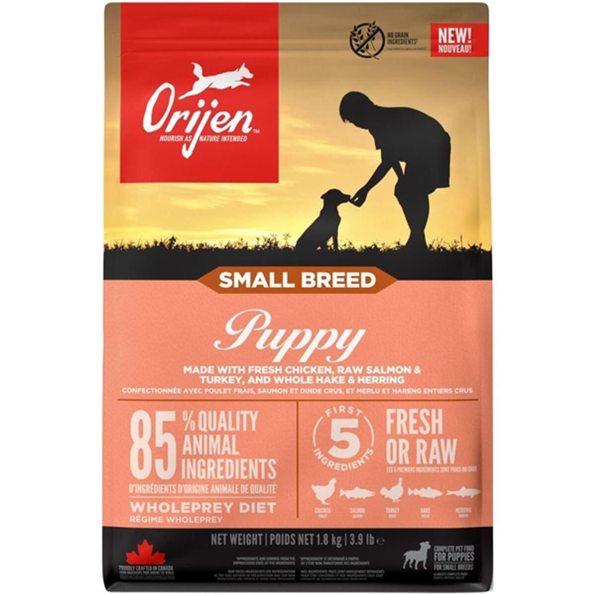 Orijen Small Breed Puppy, 1.8 kg