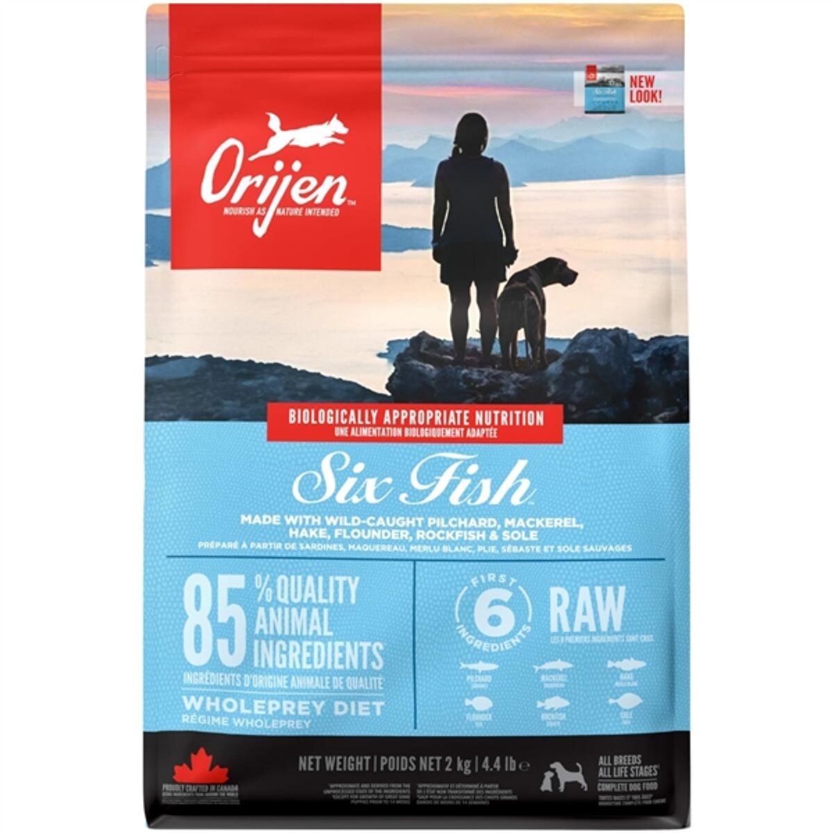 Orijen Six Fish hundefoder, 2 kg