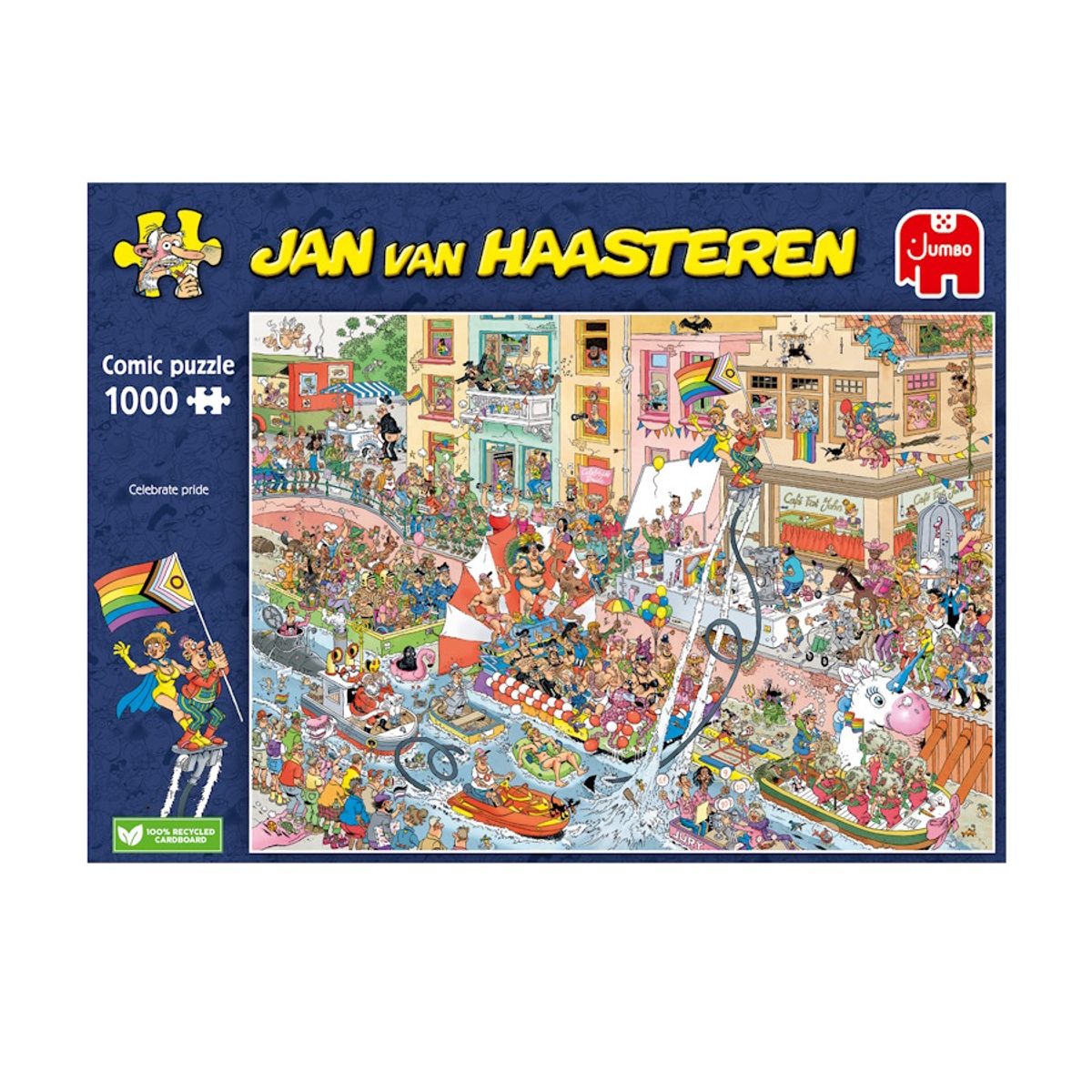 Jan van Haasteren: Farverig parade - 1000 brikker