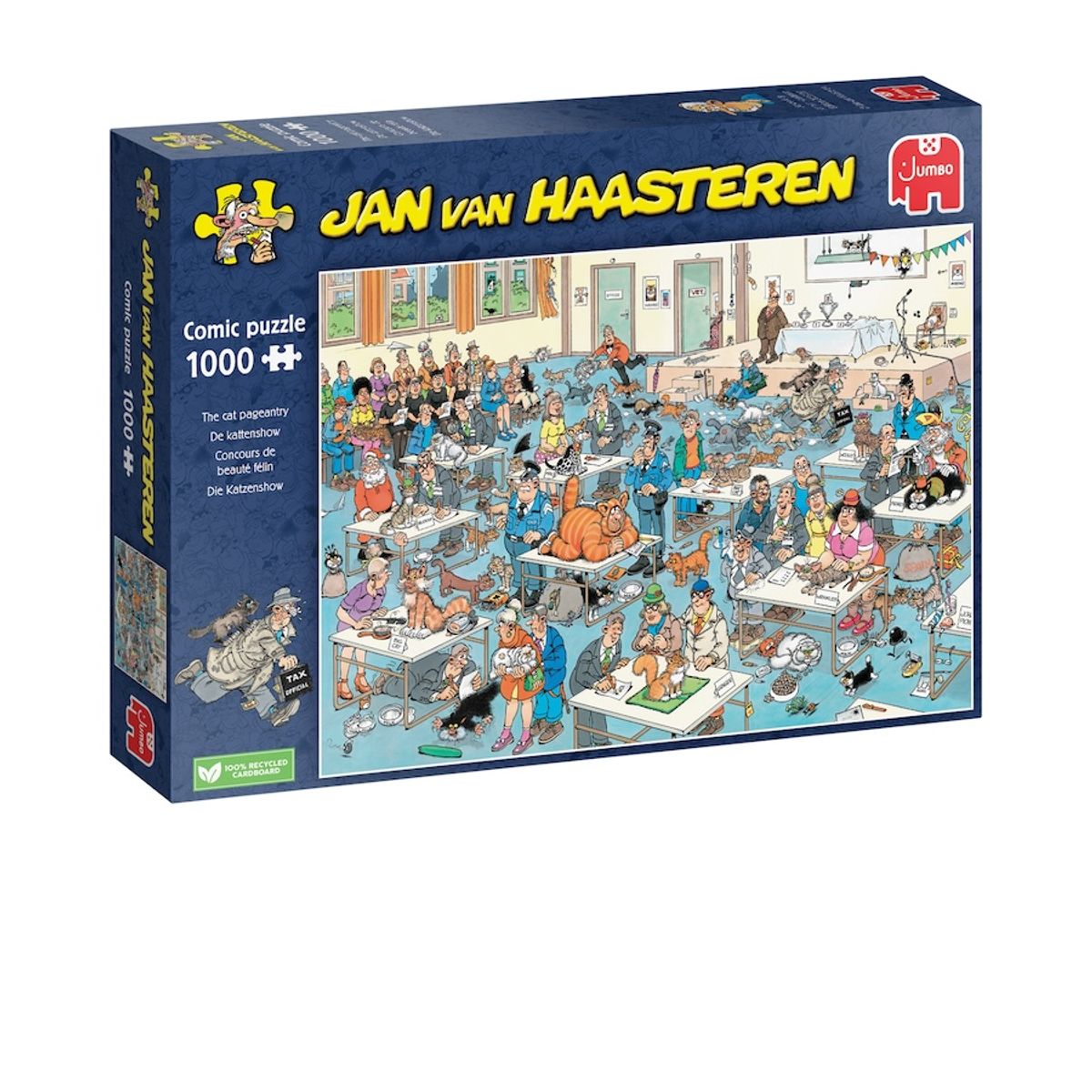 Jan van Haasteren: Katteudstillingen - 1000 brikker