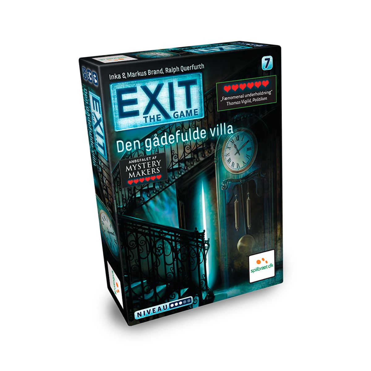 Exit 7: Den gådefulde villa - Dansk