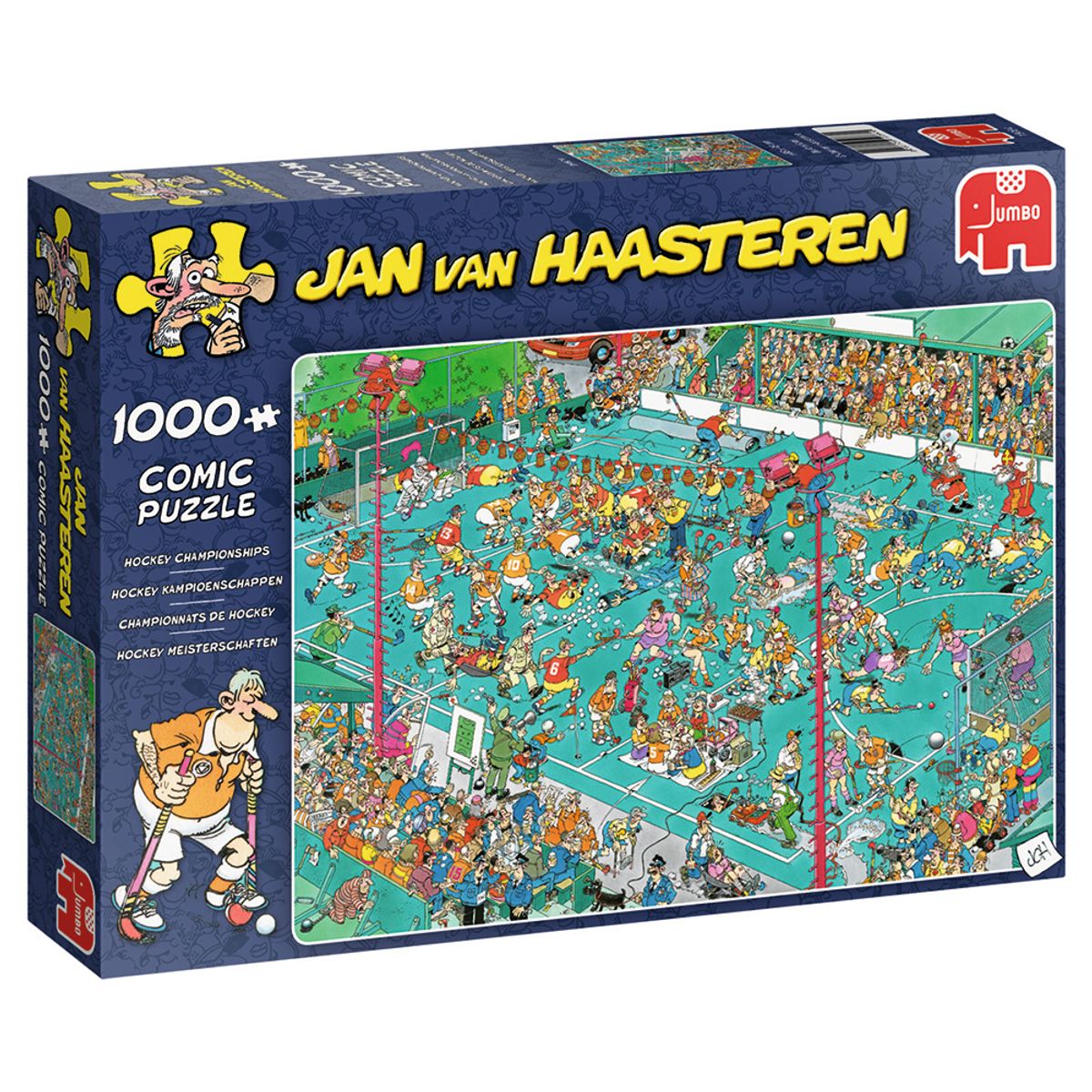 Jan van Haasteren: Hockey mesterskabet - 1000 brikker