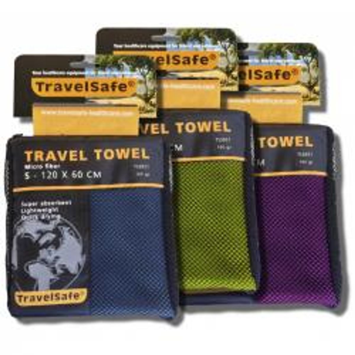 Travelsafe Traveltowel Microfiber S 60 X 120 Cm. - Royal Blue - Str. Stk. - Håndklæde