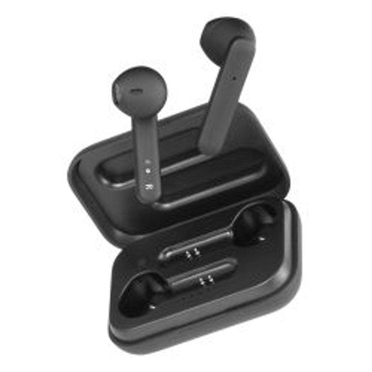 Streetz T110 Tws Earbuds Charging Case Semiinear Black - Høretelefon