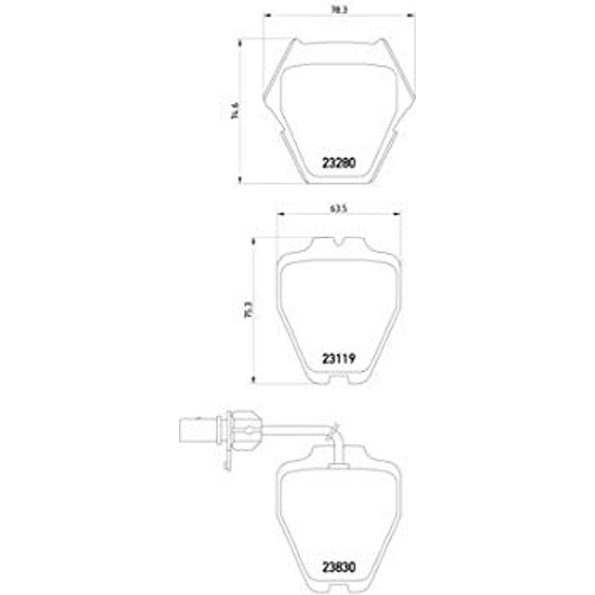 PAGID Bremseklodser Pagid (T1205) (Nedsat i pris*)