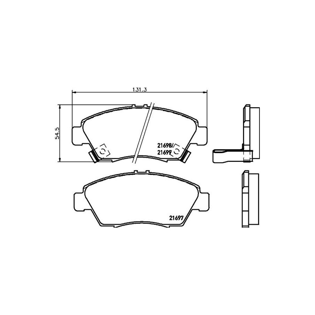 PAGID Bremseklodser Pagid (T3024) (Nedsat i pris*)