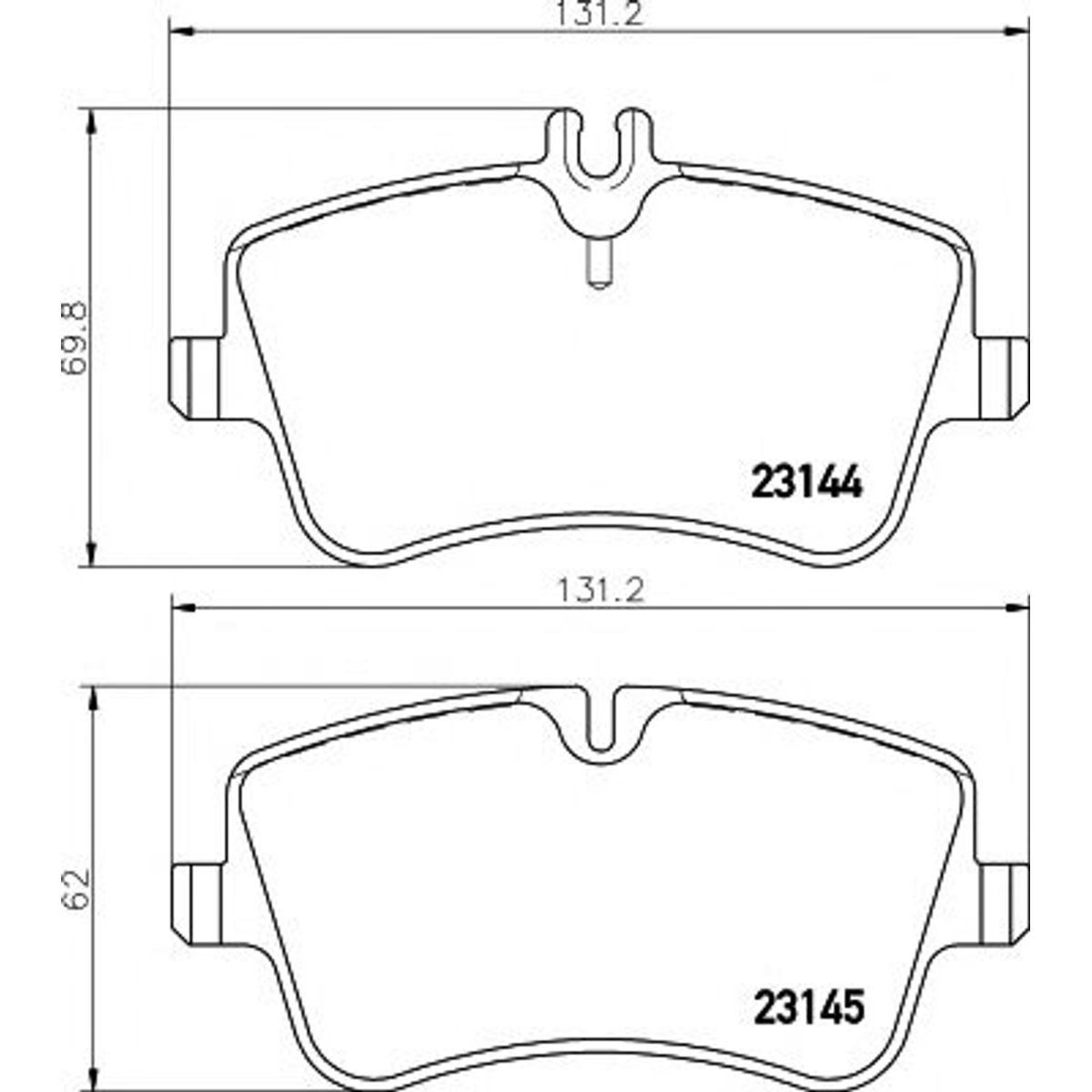 PAGID Bremseklodser Pagid (T5111)