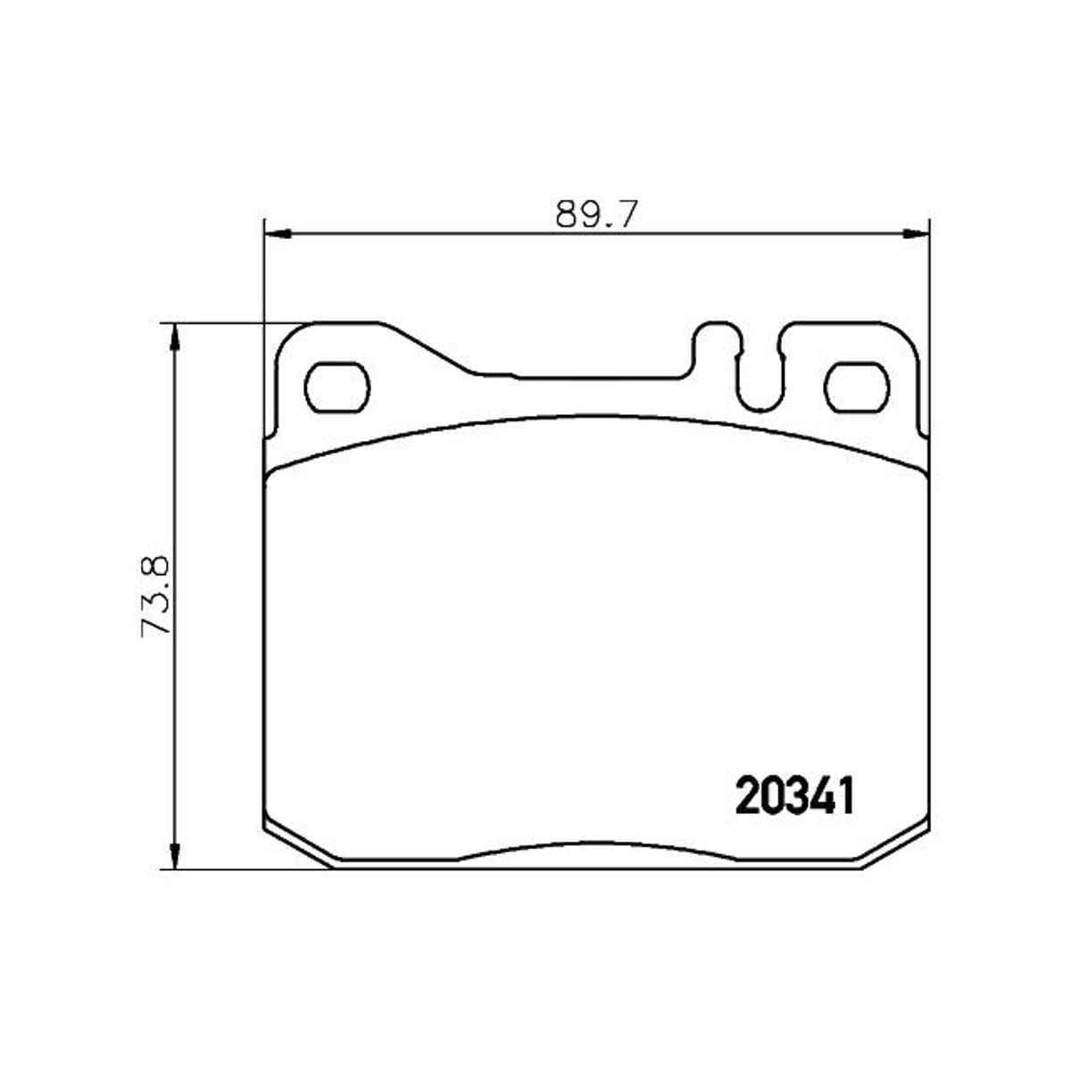 PAGID Bremseklodser Pagid (T4113) (Nedsat i pris*)