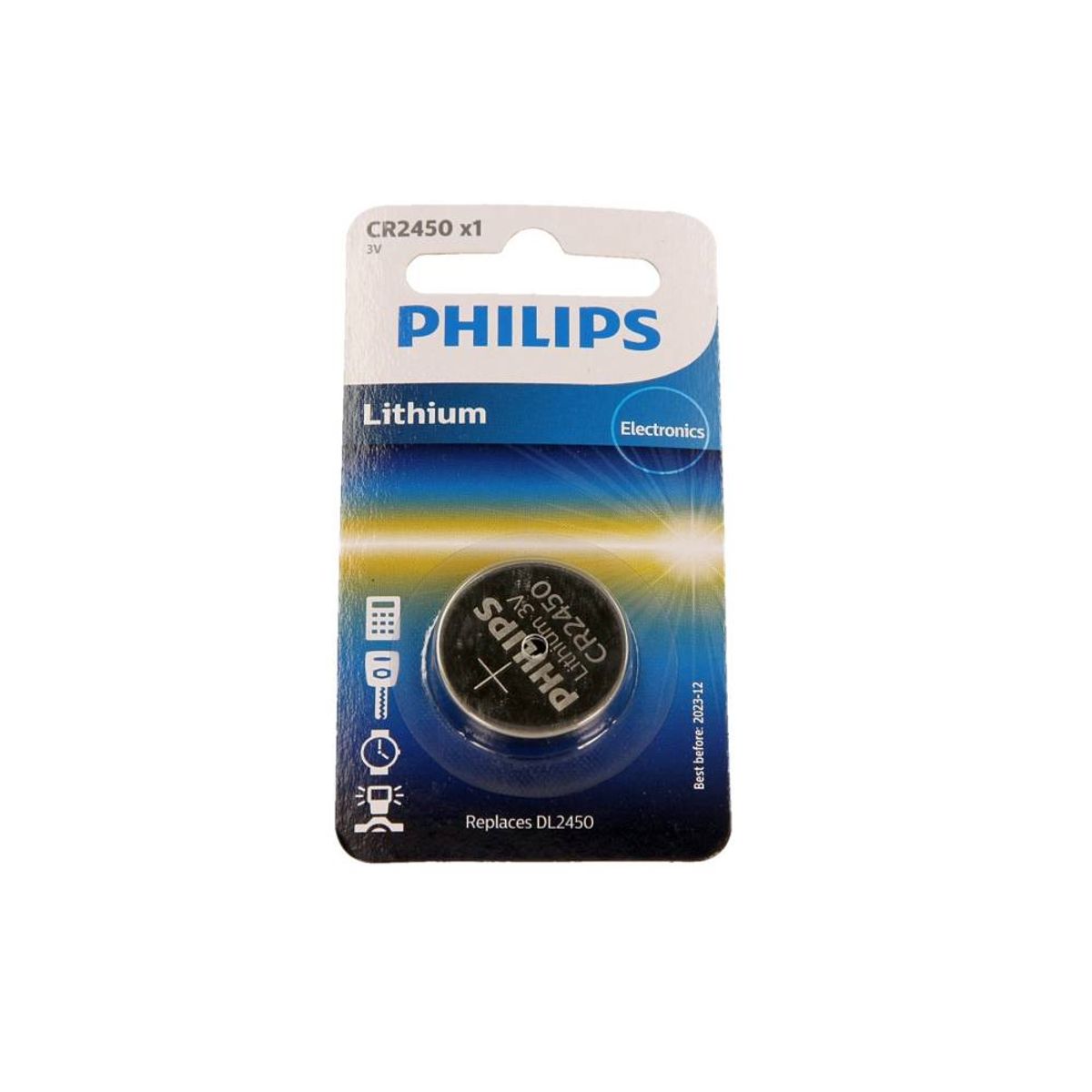 PHILLIPS Batteri Knapcelle CR 2450 Lith