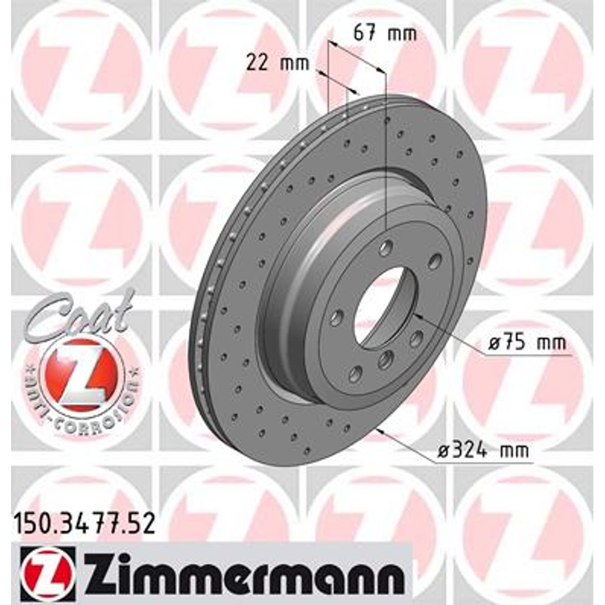 ZIMMERMANN Bremseskive Sport (Nedsat i pris*)