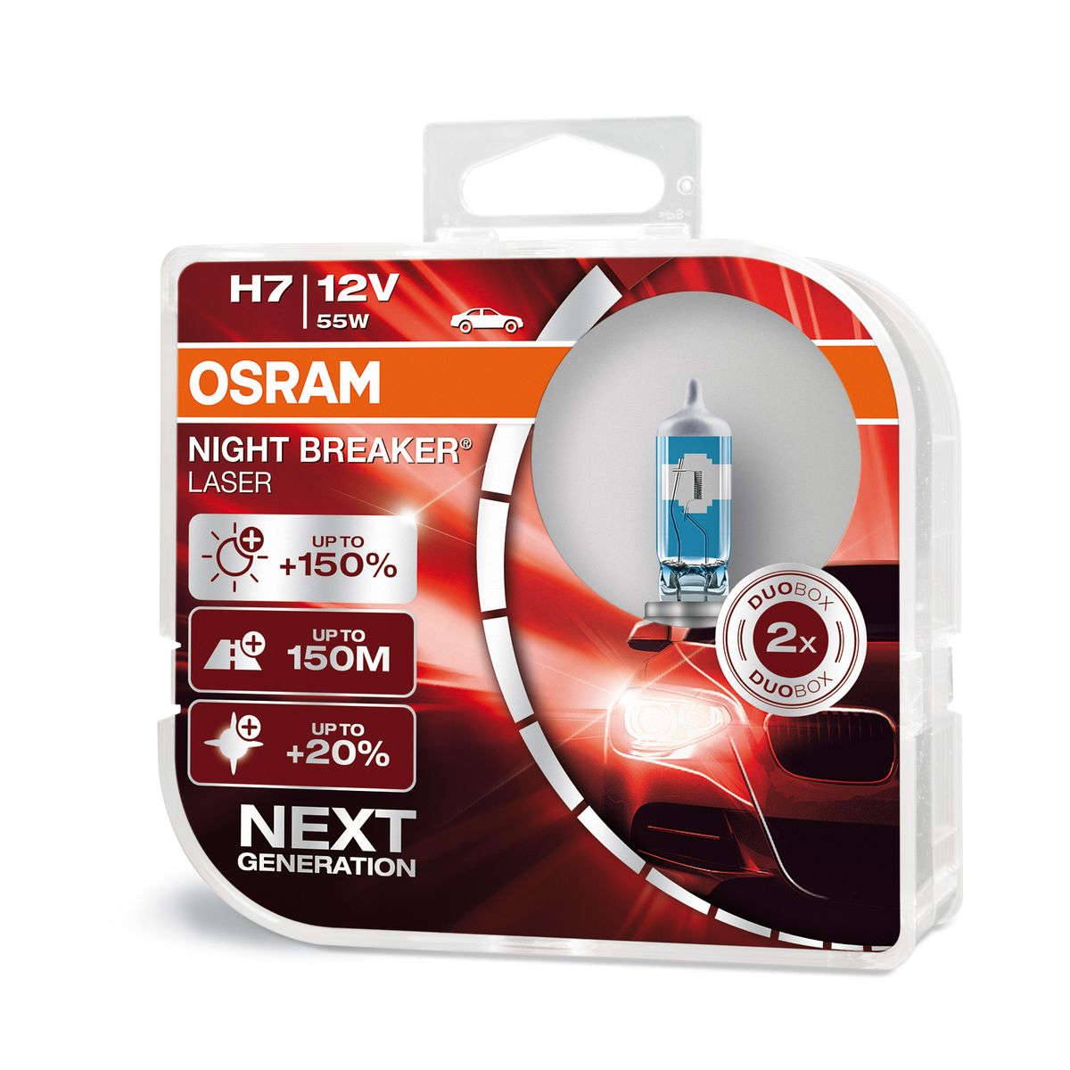 OSRAM Osram NIGHT BREAKER LASER next gen. H7 (2 stk.)