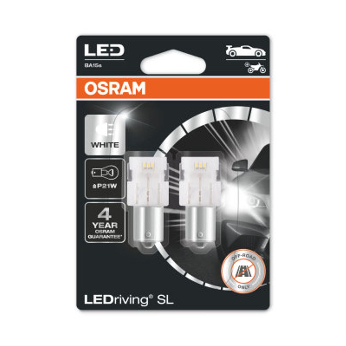 OSRAM LED OSRAM P21W LEDriving 2 pak