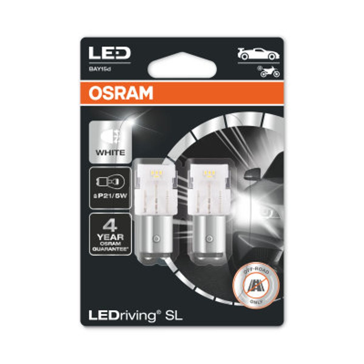 OSRAM P21/5W LED 2stk. pak