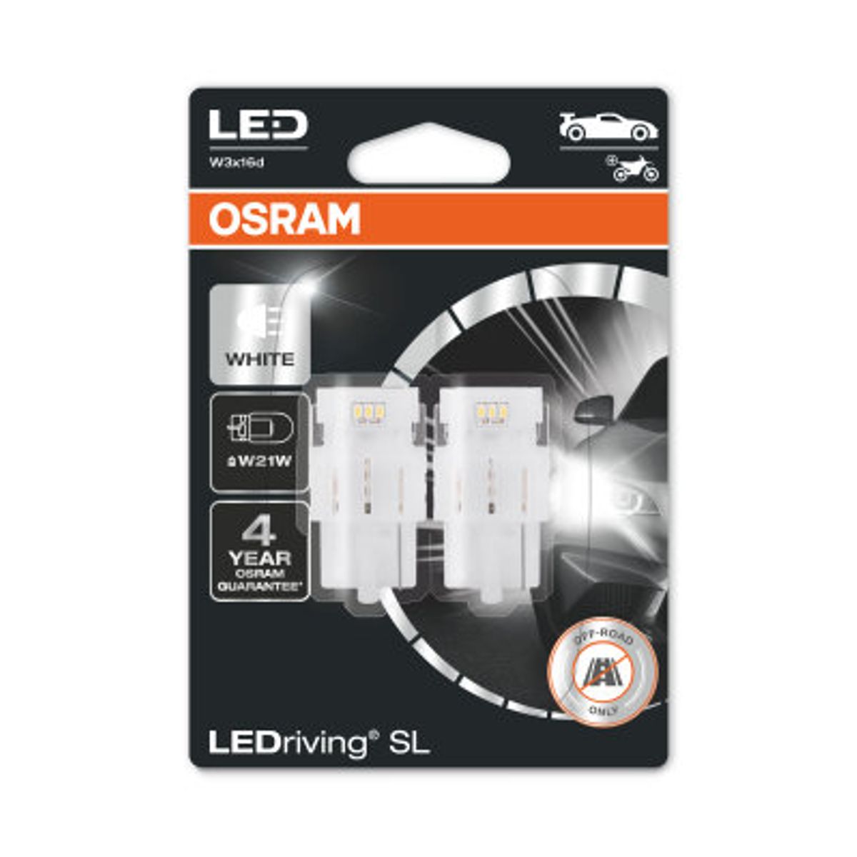 OSRAM W21W LED 2stk. pak