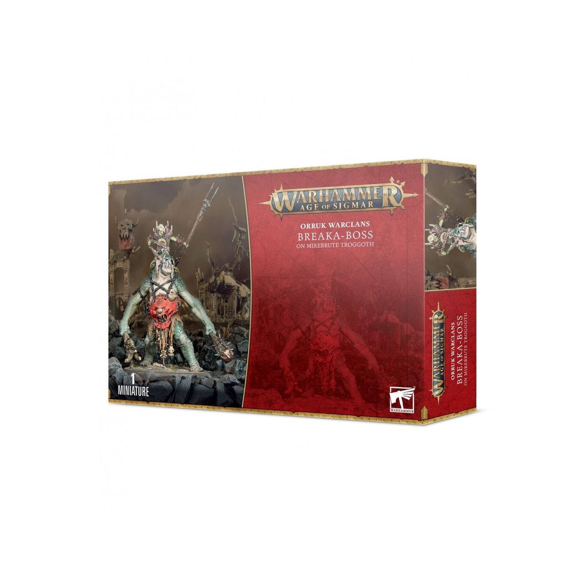 Orruk Warclans: Breaka-Boss on Mirebrute - Age of Sigmar