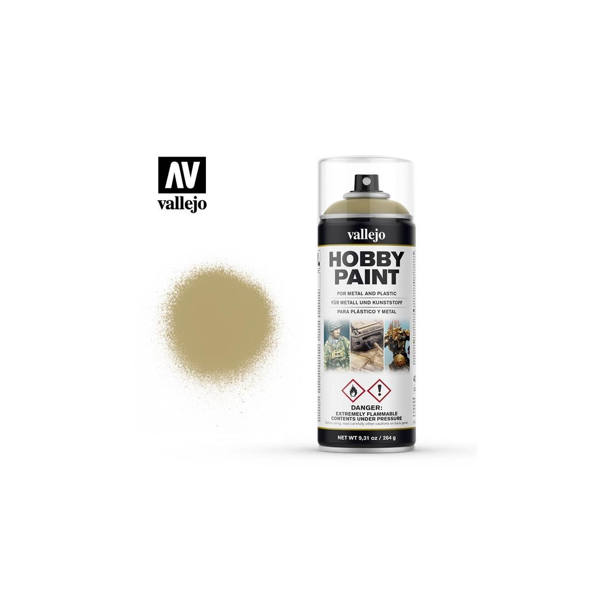 Hobby Paint Primer Basis Dead Flesh - Spraymaling - Vallejo