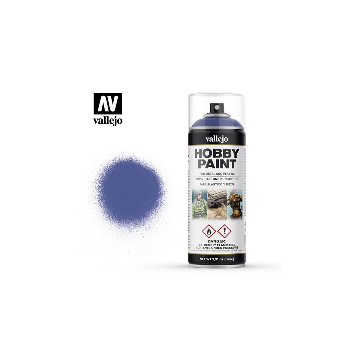 Hobby Paint Primer Basis Fantasy Ultramarine Blue - Spraymaling - Vallejo