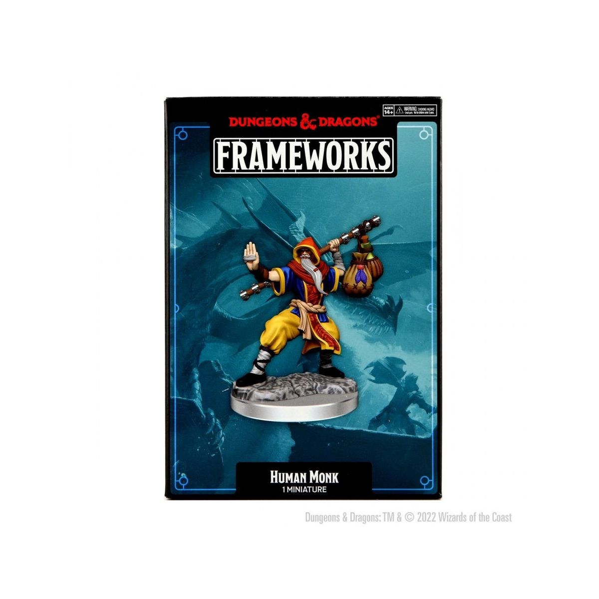 Human Monk - Male - D&D Frameworks - Wizkids