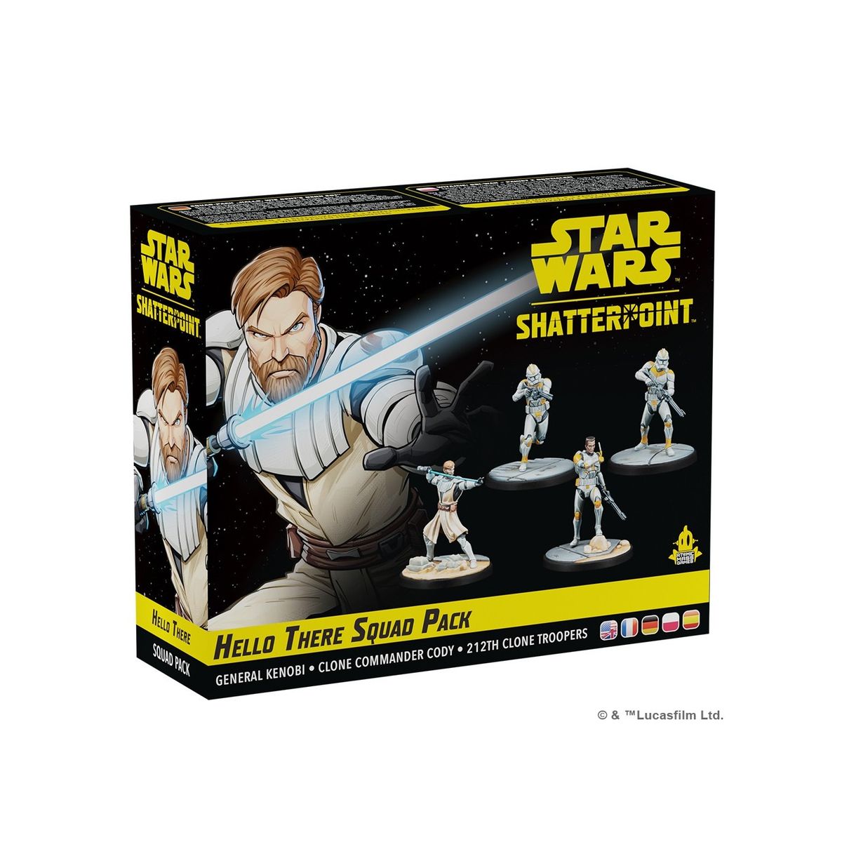 Hello There - General Obi-Wan Kenobi Squad Pack - Star Wars Shatterpoint - Atomic Mass Games