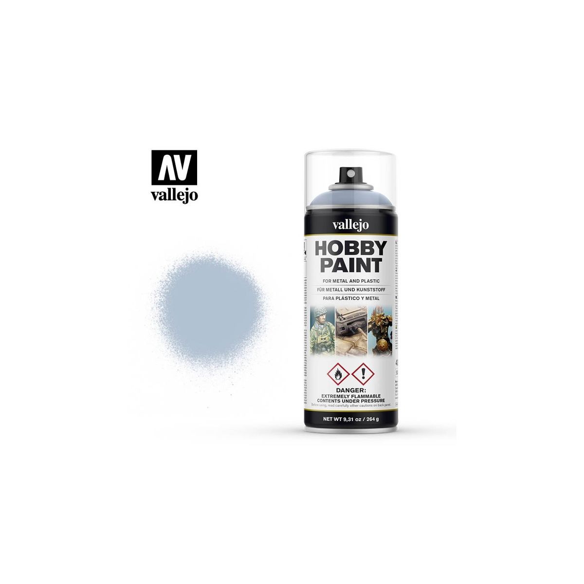 Hobby Paint Primer - Wolf Grey - Spraymaling - Vallejo