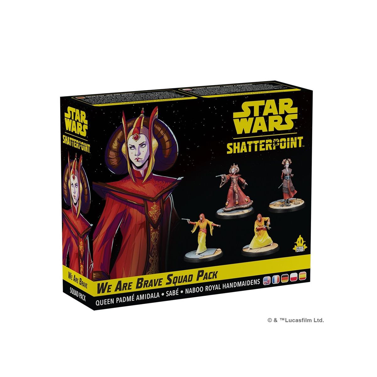 We Are Brave - Padme Amidala Squad pack - Star Wars Shatterpoint - Atomic Mass Games