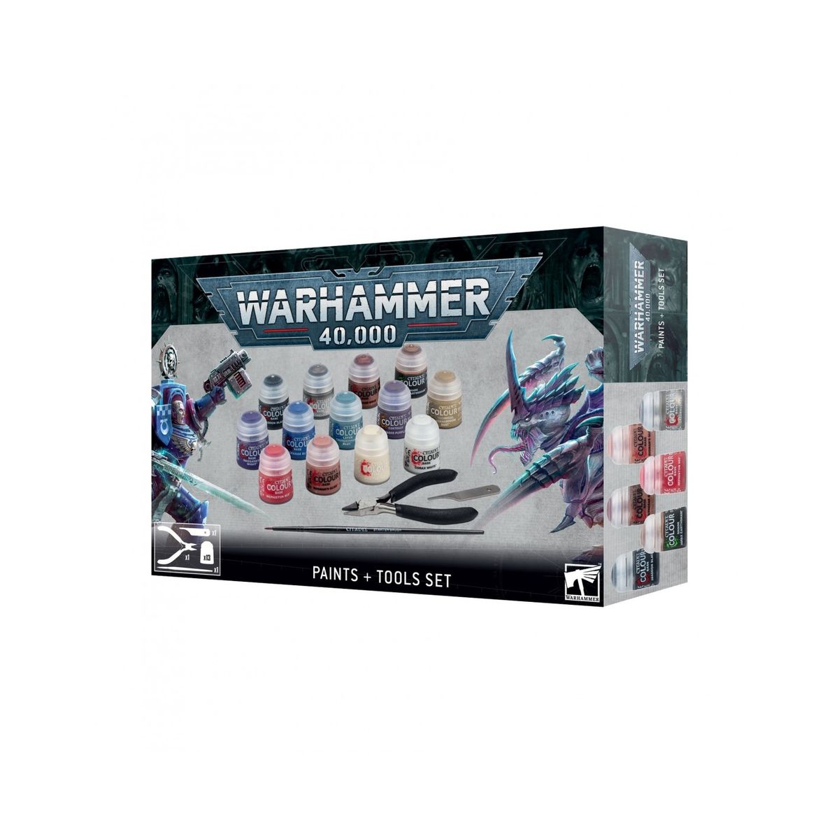 Warhammer 40.000 Paints + Tools set