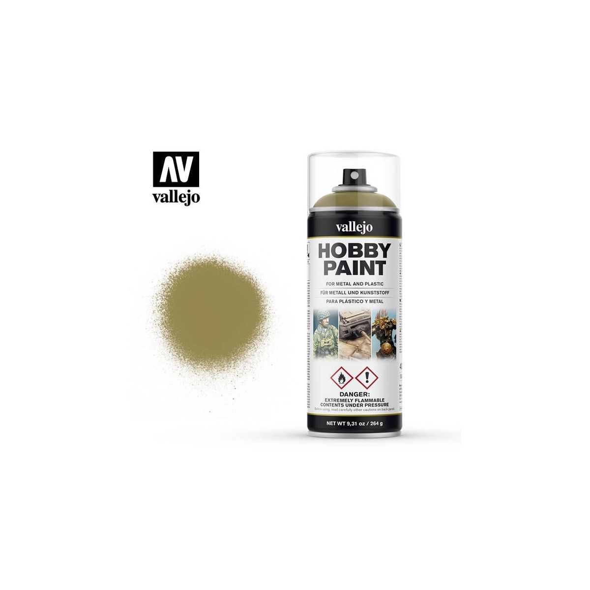 Hobby Paint Primer - Panzer Yellow - Spraymaling - Vallejo