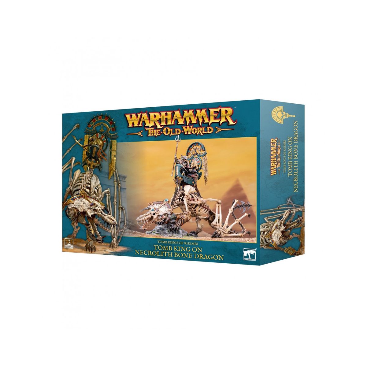 Tomb King on Necrolith Bone Dragon - Tomb Kings of Khemri - Warhammer: The Old World - Games Workshop