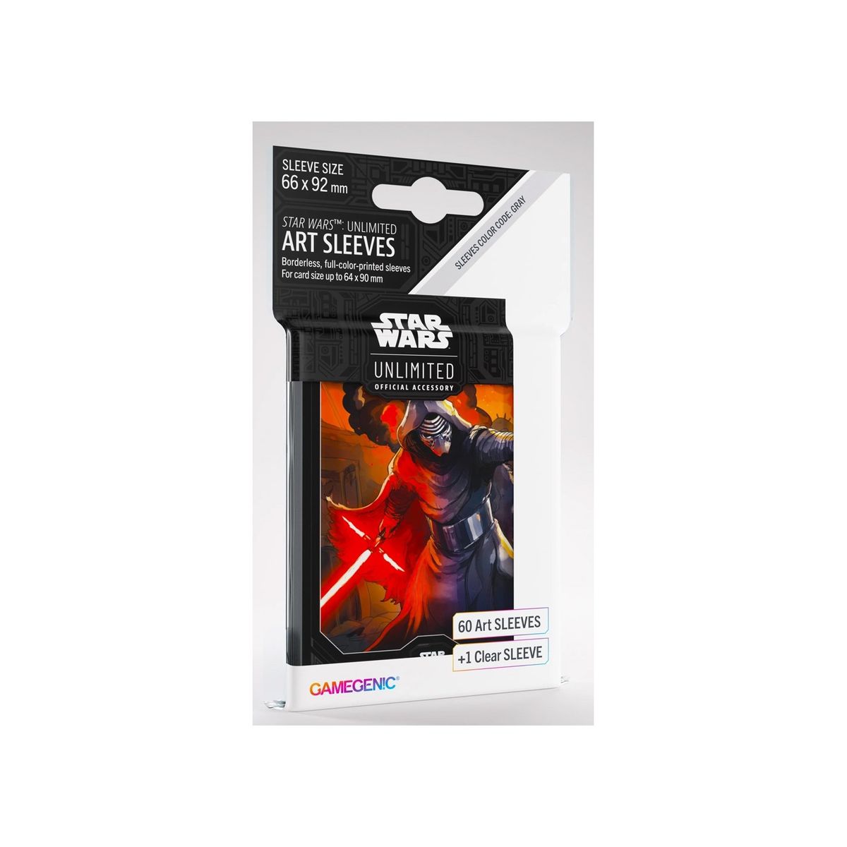 Star Wars Unlimited Art Sleeves, Kylo Ren - 60 stk - plastiklommer - Gamegenic