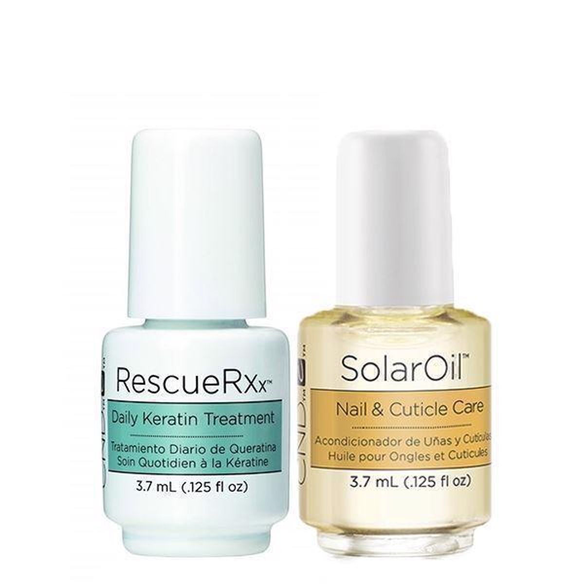 CND Rescue RXx Daily Keratin Treatment 3,7 ml + Solaroil 3,7 ml