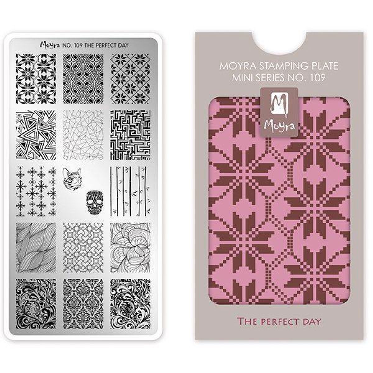 The perfect day MINI Stamping Plade NO. 109, Moyra