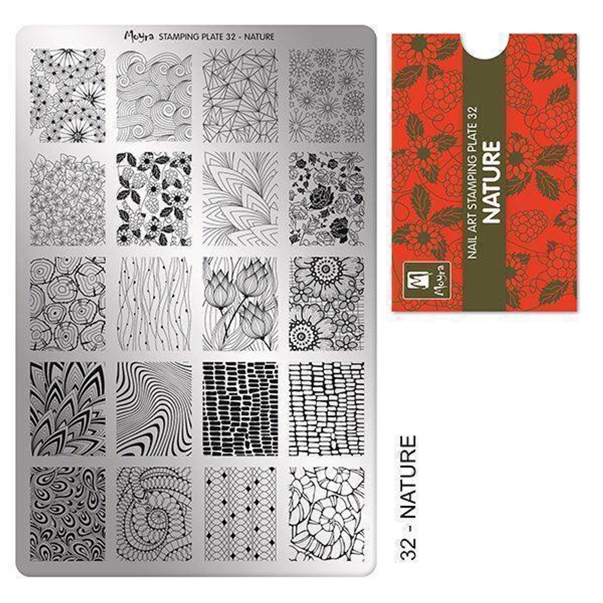 Nature Stamping Plade NO. 32, Moyra