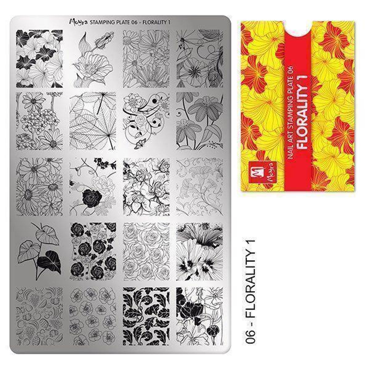 Florality 1 Stamping Plade NO. 06, Moyra