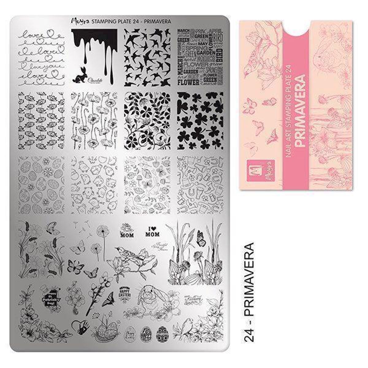 Primavera Stamping Plade NO. 24, Moyra