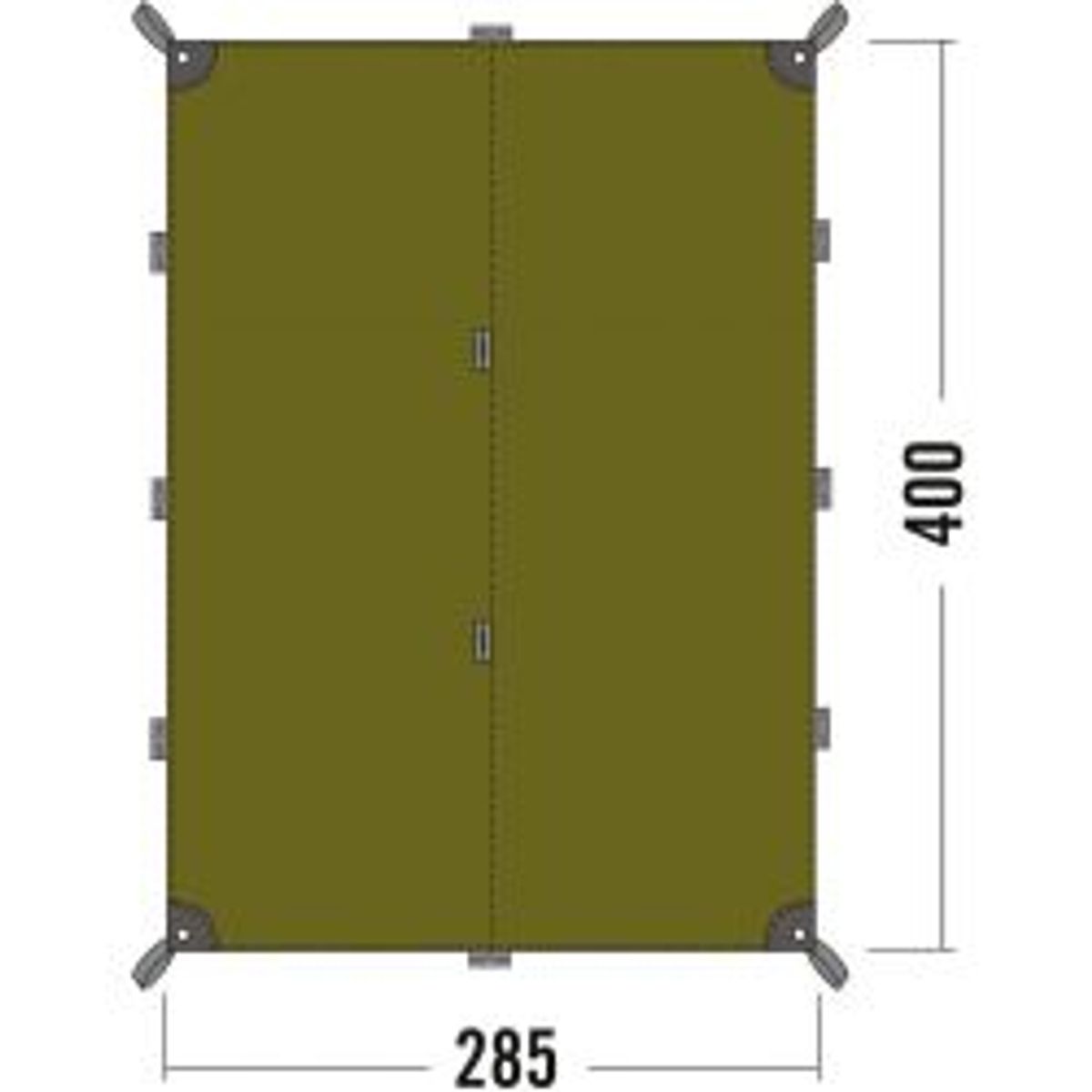 Tatonka Tarp 4 - Light olive - Tarp