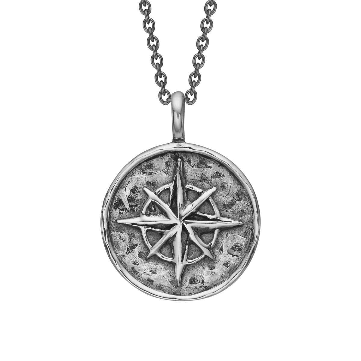 By Birdie Pendant Shackleton Compass Sterling Sølv Herrevedhæng