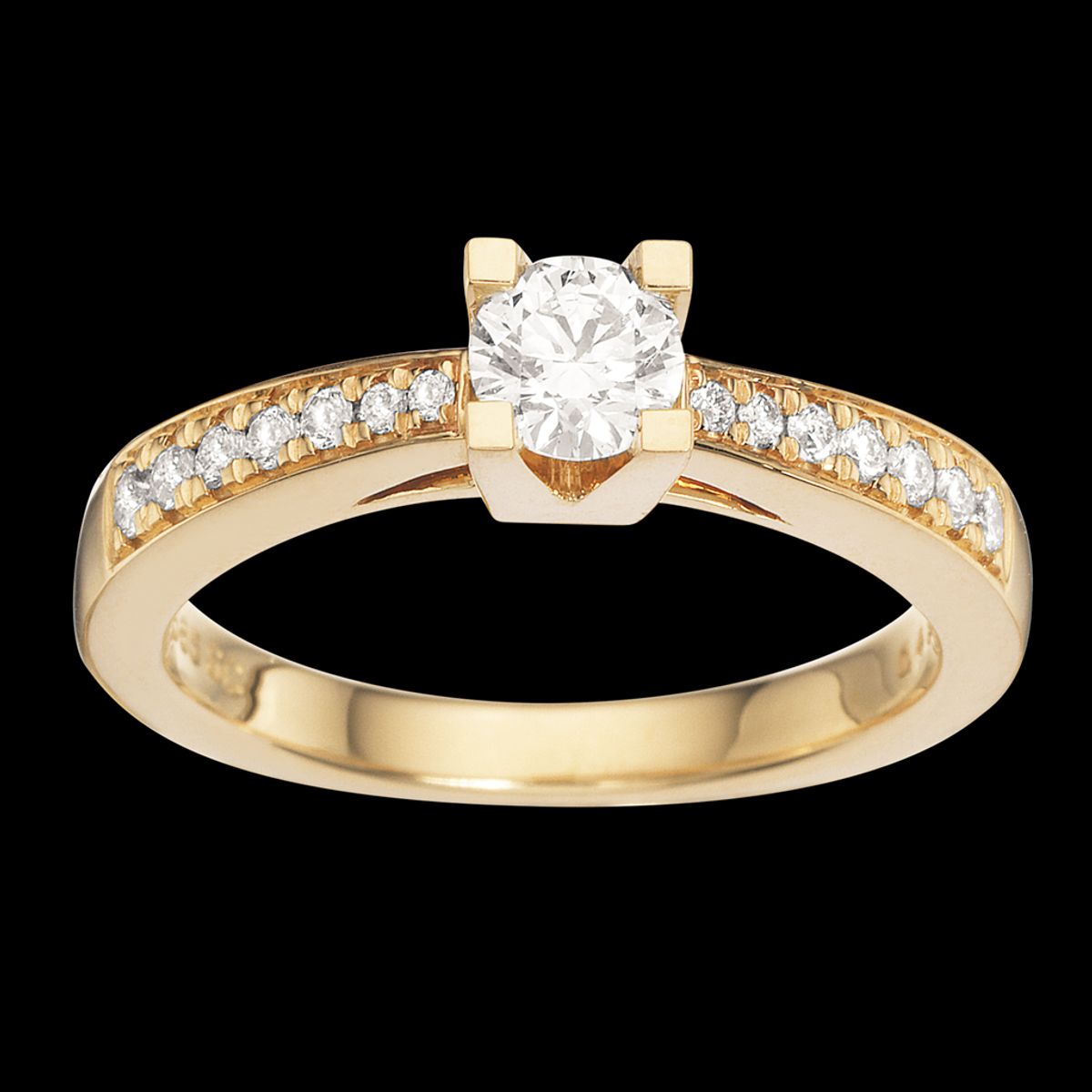 Kleopatra Queen Ring 0,43 ct. i 14 Karat Guld fra Scrouples