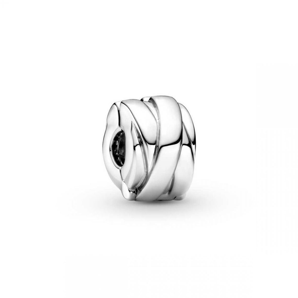 Ribbon Klemmeled Sterling Sølv Charm fra Pandora