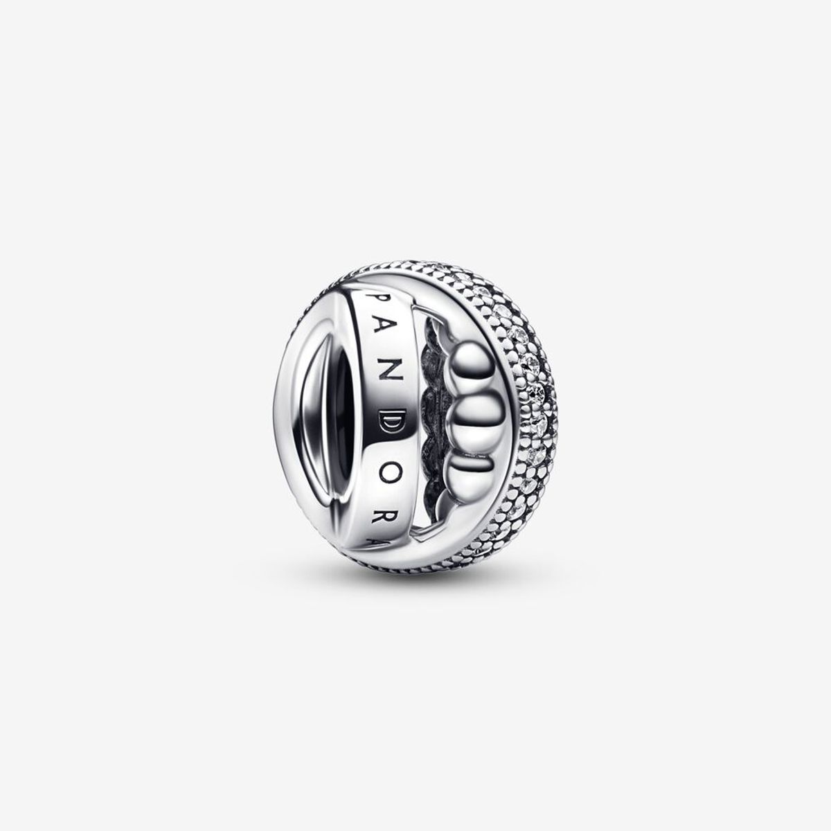 Moments Logo Sterling Sølv Charm fra Pandora 792317C01