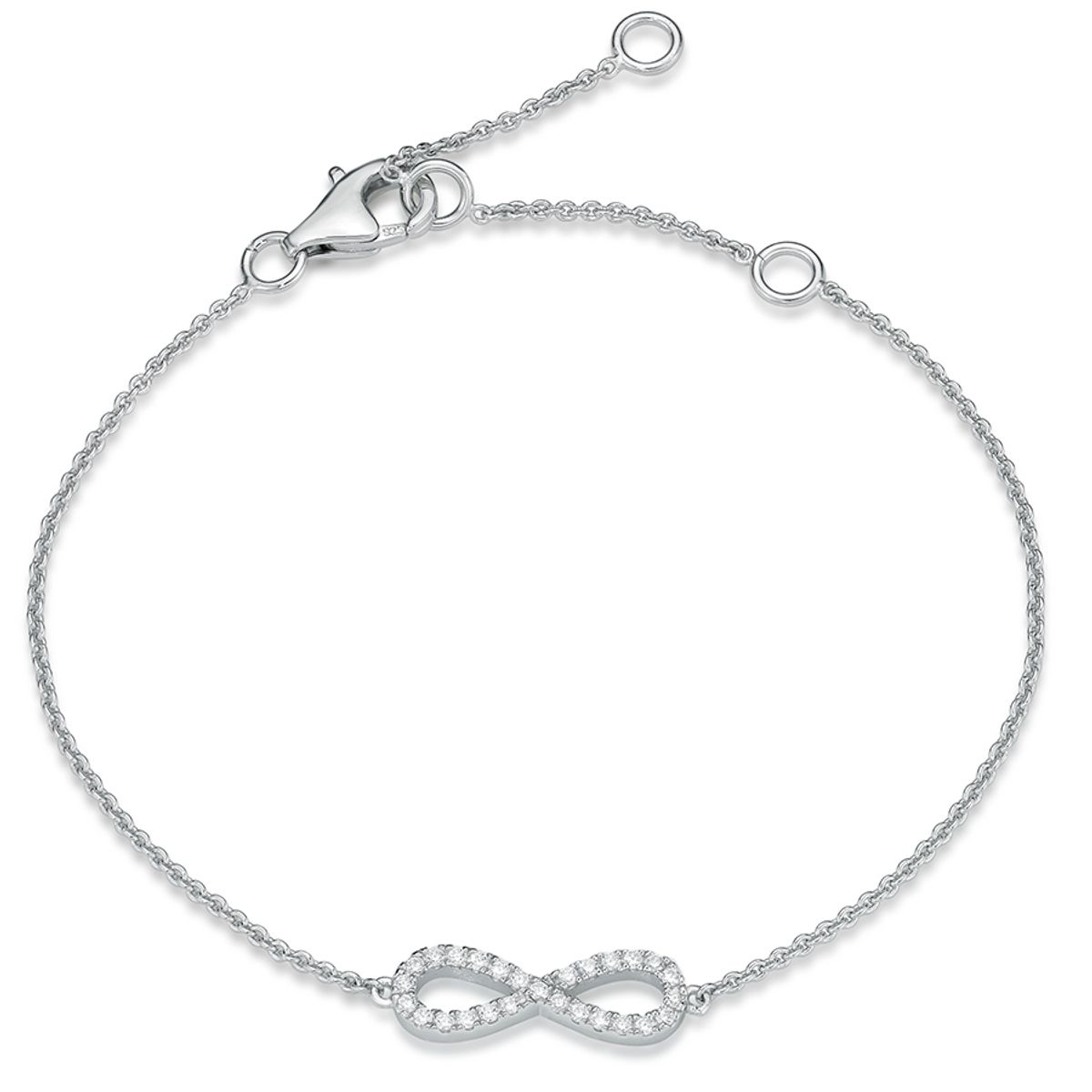 Infinity Sterling Sølv Armbånd fra Smykkekæden