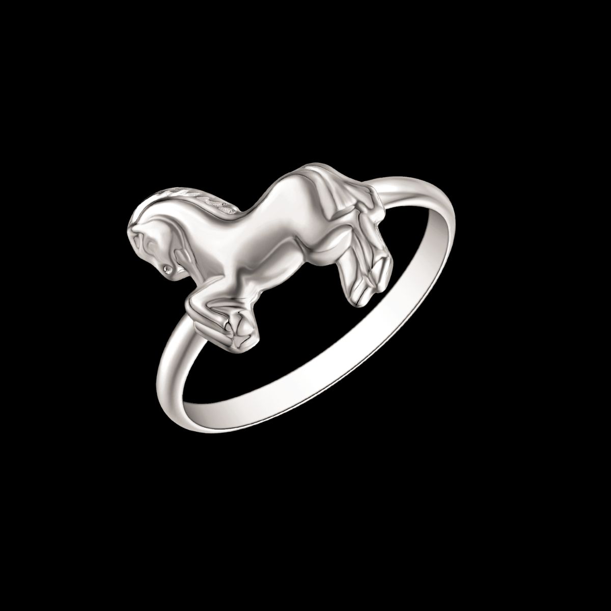 Støvring Design Hest Sterling Sølv Børnering 12237101