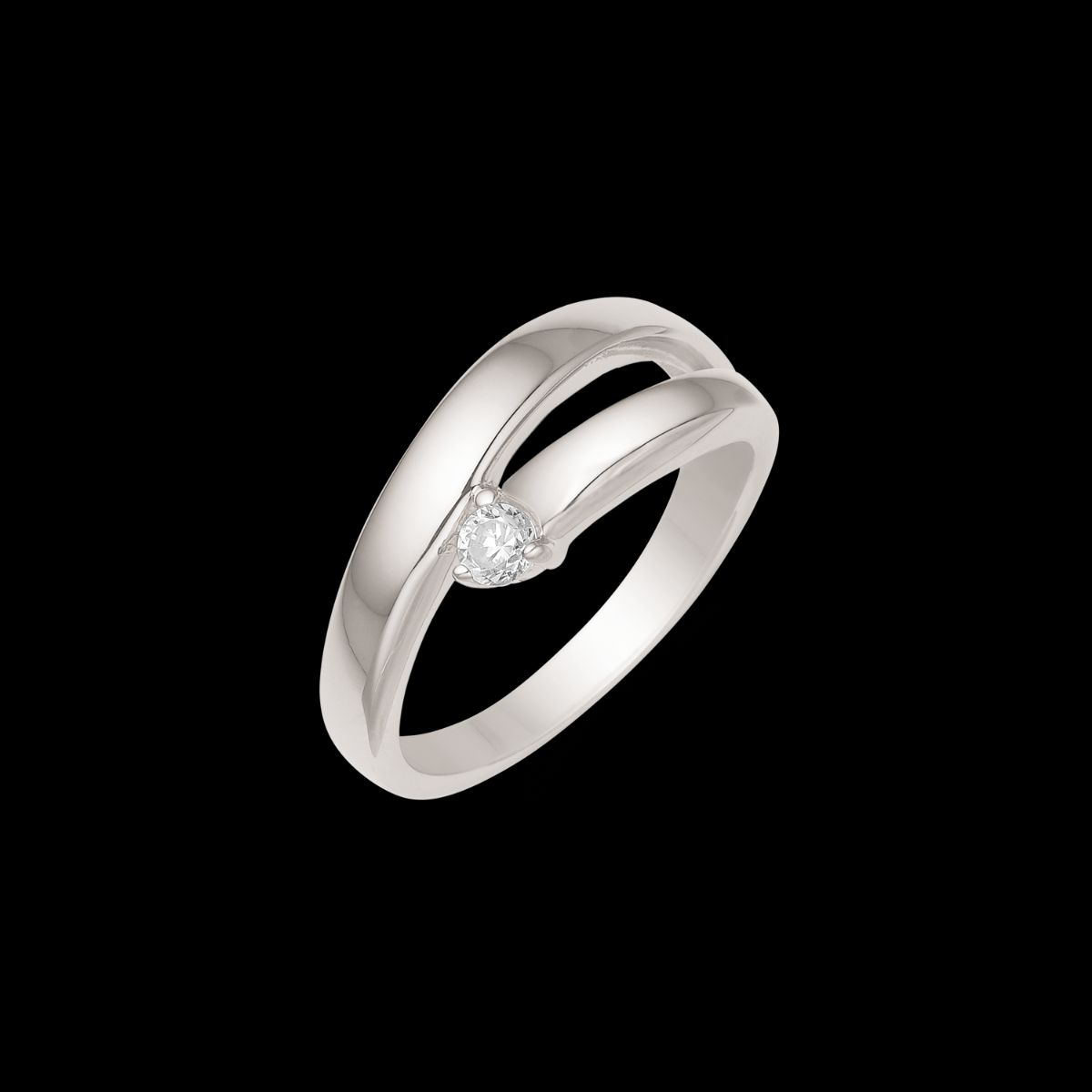 Støvring Design Rhodineret Sølv Ring 12254021