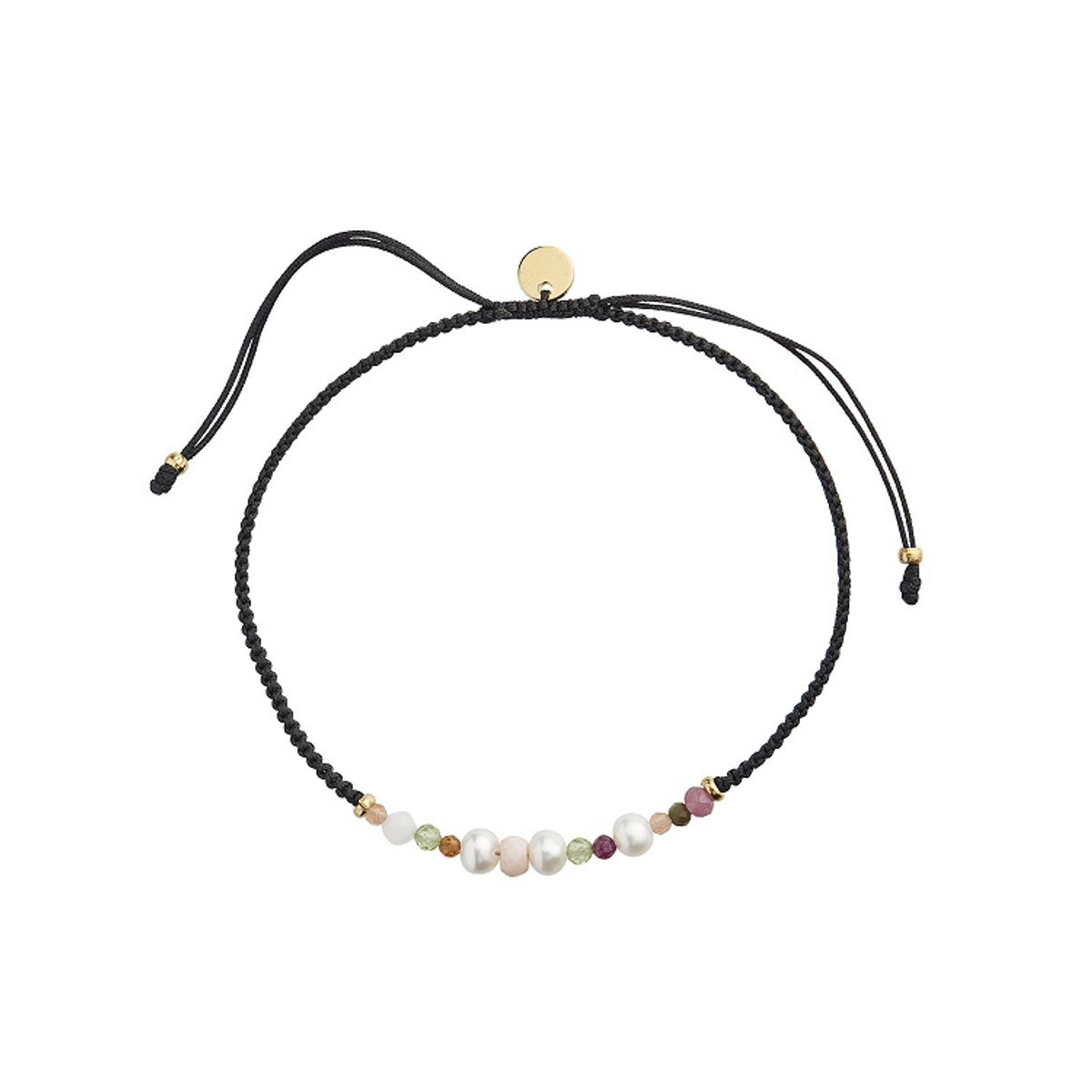 Candy White Forest Snor Armbånd fra Stine A. med Ferskvandsperler Og Sten