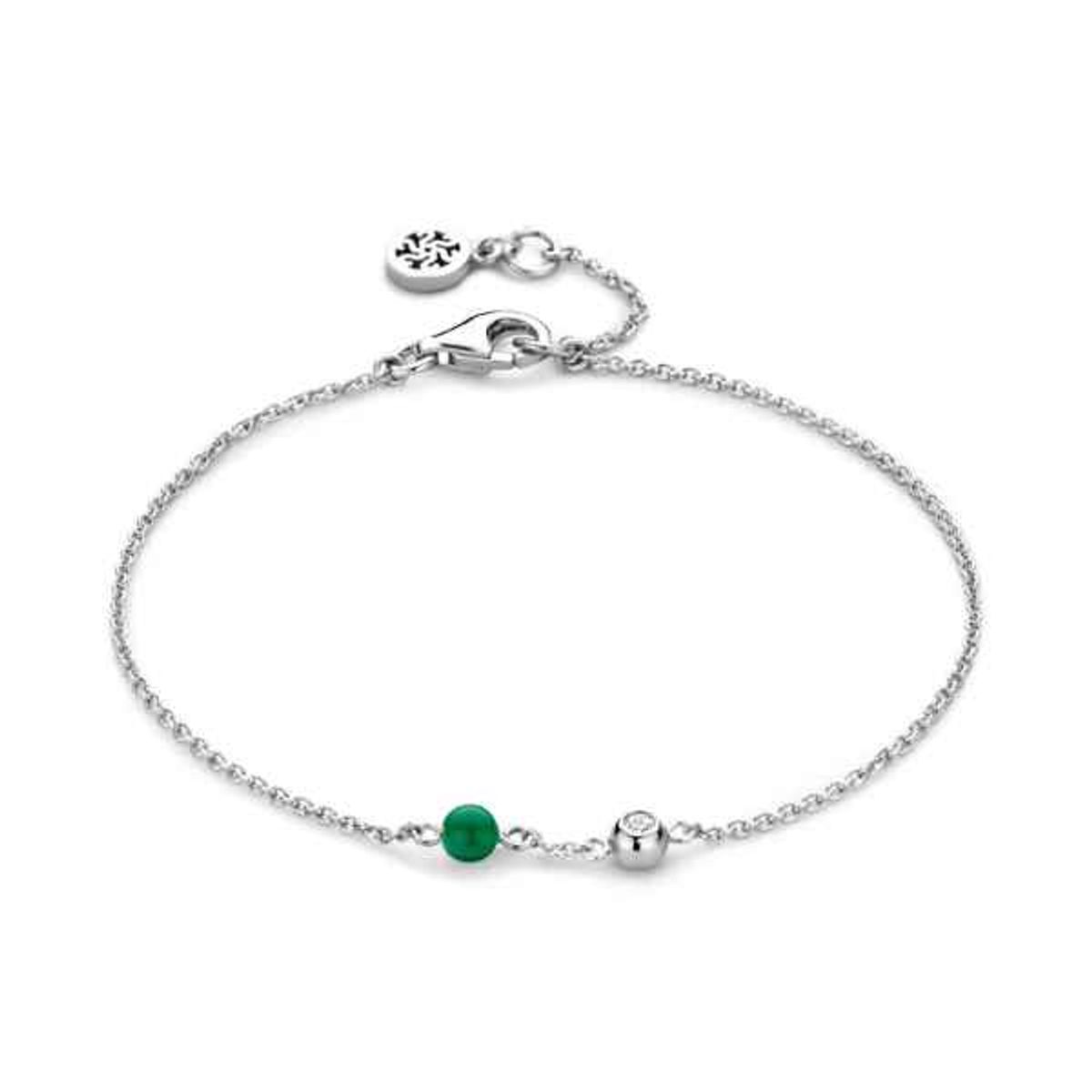 Spirit Icons Lucky Bracelet Green Armbånd i Sterling Sølv