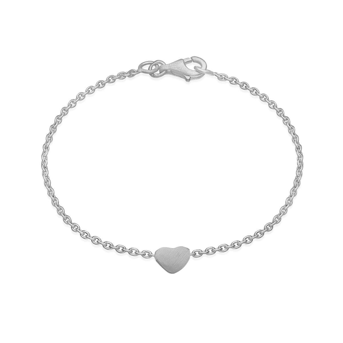 Frk. Lisberg Love Heart Armbånd i Sterling Sølv